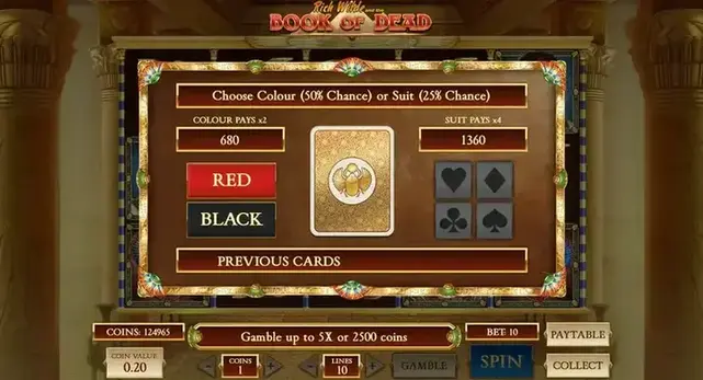book of dead casino